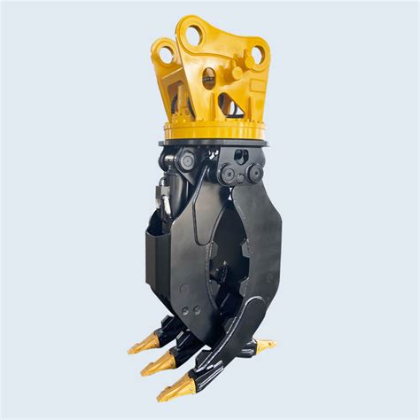 china excavator rock clamps|Single Hydraulic Excavator Rotary/Rotary Grab Bucket Rock .